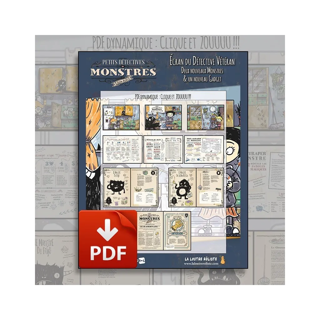Petits Détectives de Monstres - Ecran du Détective Vétéran - PDF