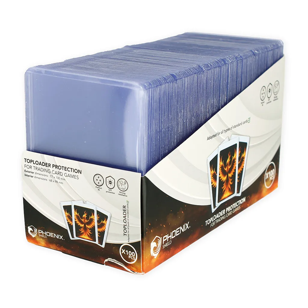 Phoenix Shield - Lot de 100 Top Loaders