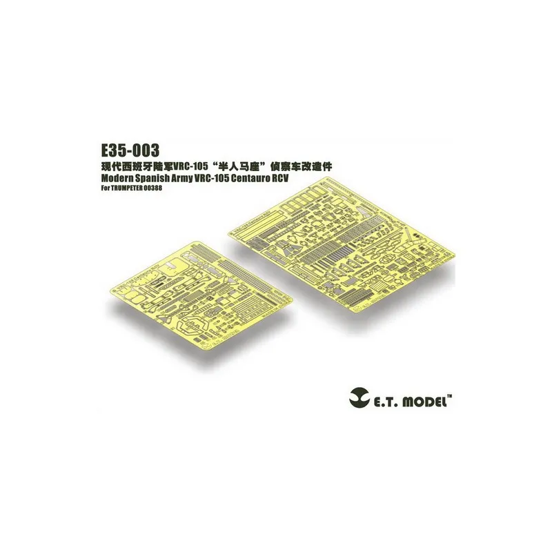 Photogravure : VCB VRC-105 Centaur de l’armée espagnole moderne. E.T. MODEL E35-003