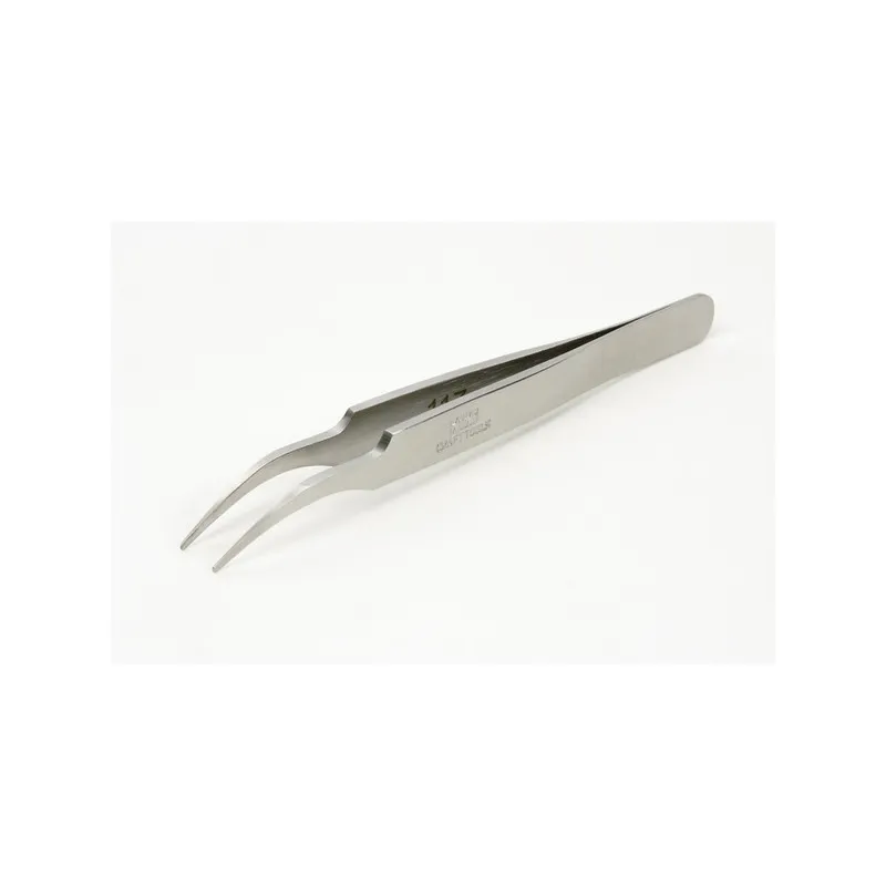 Pince à épiler, pointe incurvée. TAMIYA 74108