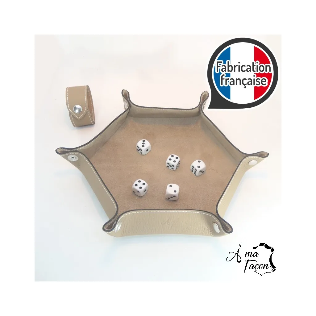 Piste de dés Nomade - Grège