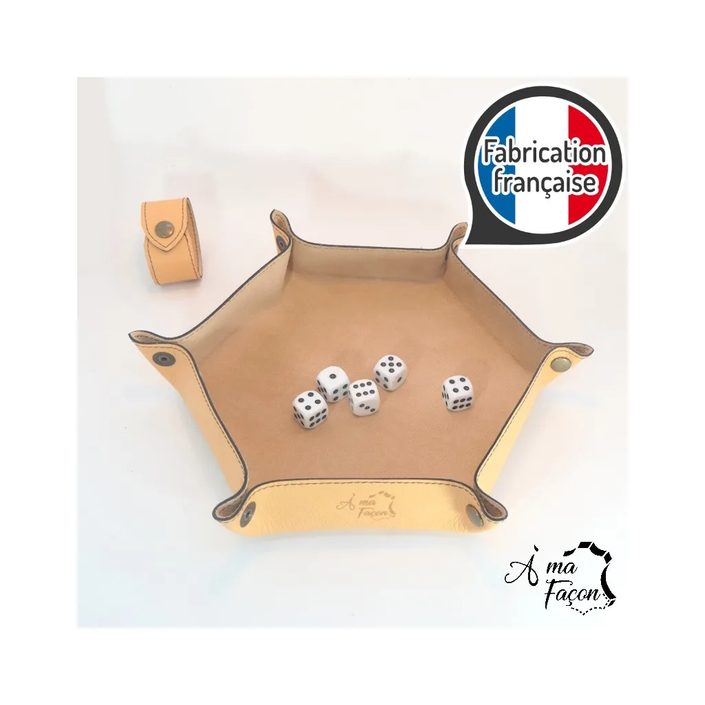 Piste de dés Nomade - Orange Bulle