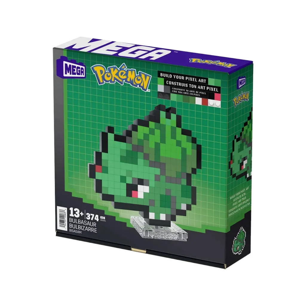 Pixel Art 3D Pokemon - Bulbizarre