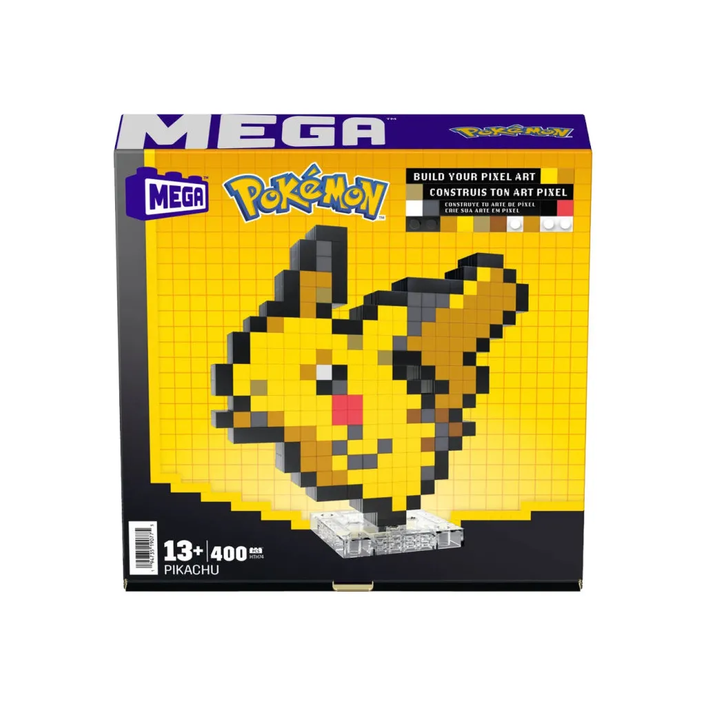 Pixel Art 3D Pokemon - Pikachu