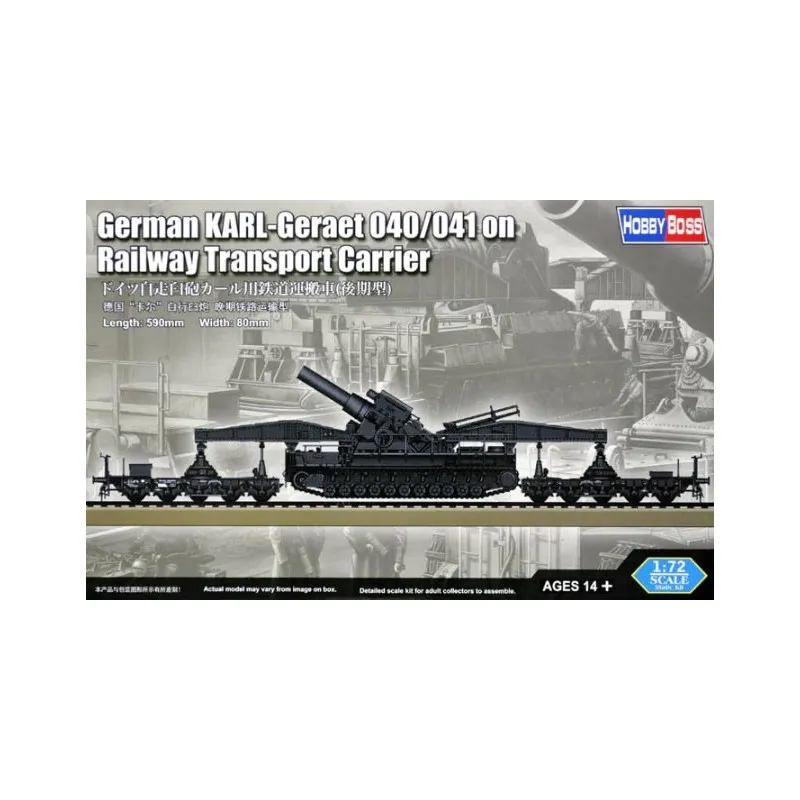 Plate-forme d’obusier KARL-Geraet 040/041 sur. HOBBY BOSS 82961