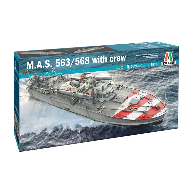 M.A.S. 563/568 avec équipage. ITALERI 5626