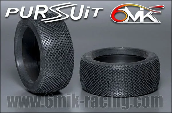 Pneu 6Mik Pursuit CS, pneu seul (la paire) - T12CS - Pièces et Options 6Mik