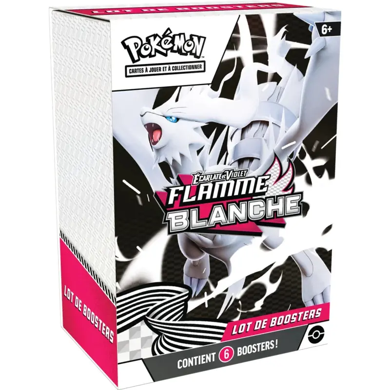 Pokémon JCC : Lot de 6 Boosters - Flamme Blanche