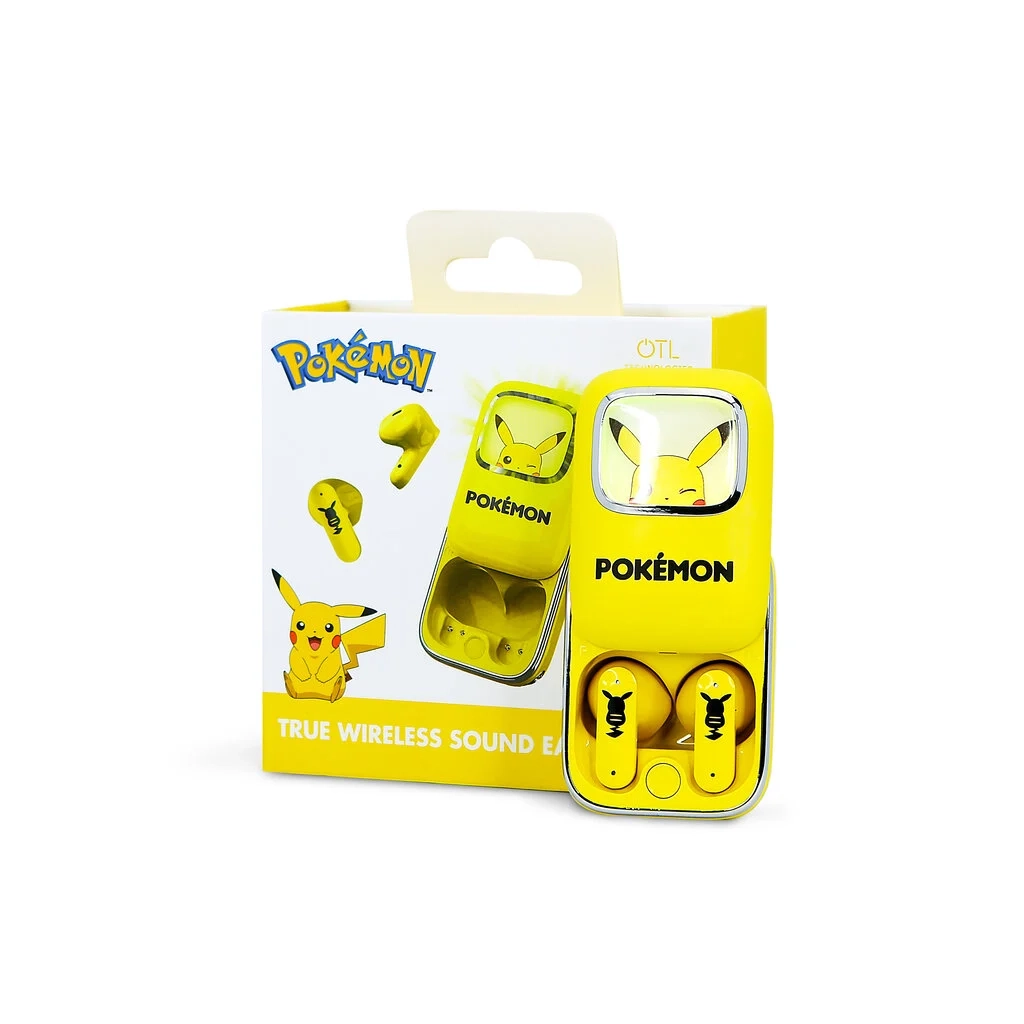 Pokemon - pikachu - slide case light up - earpods audio tws