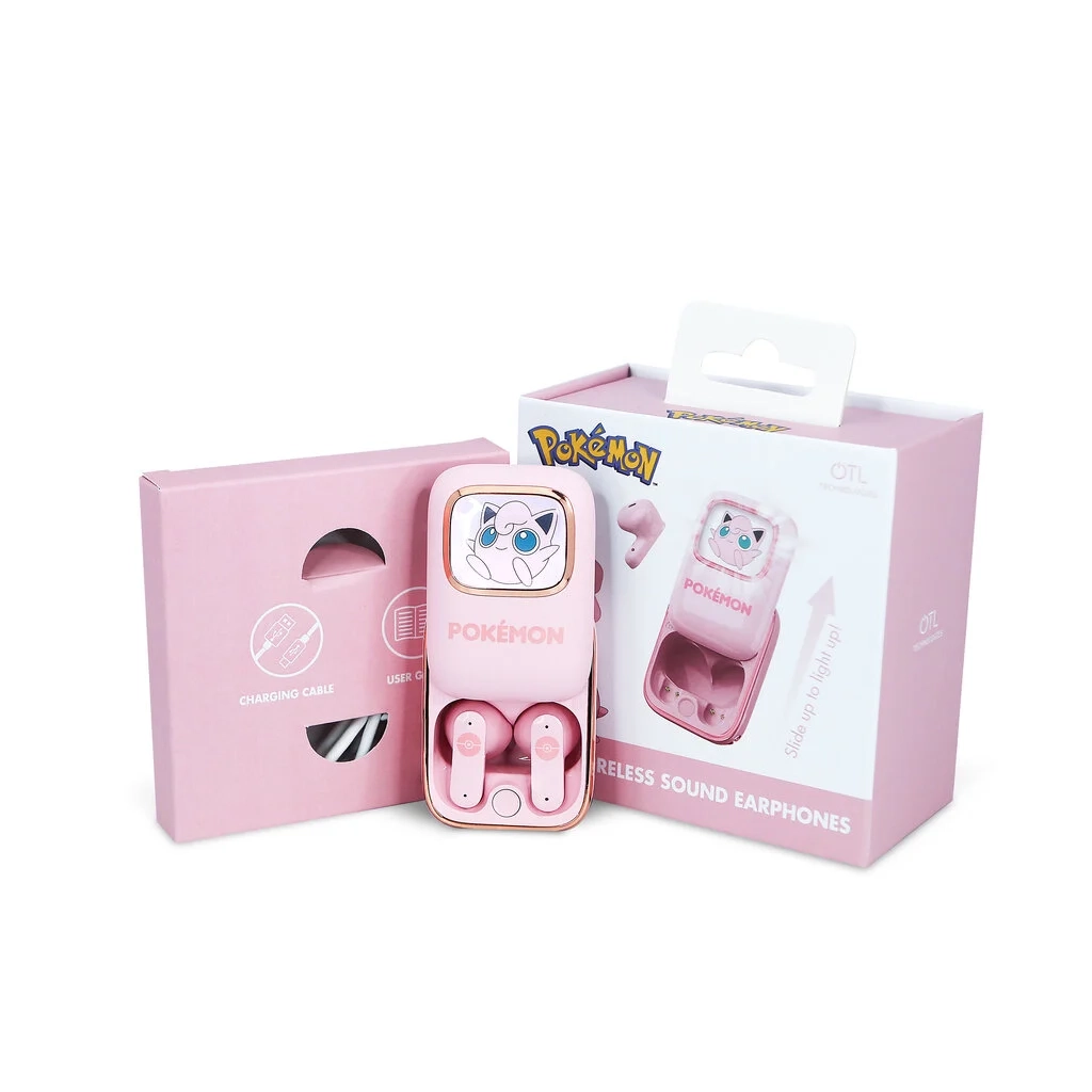Pokemon - roudoudou - slide case light up - earpods audio tws