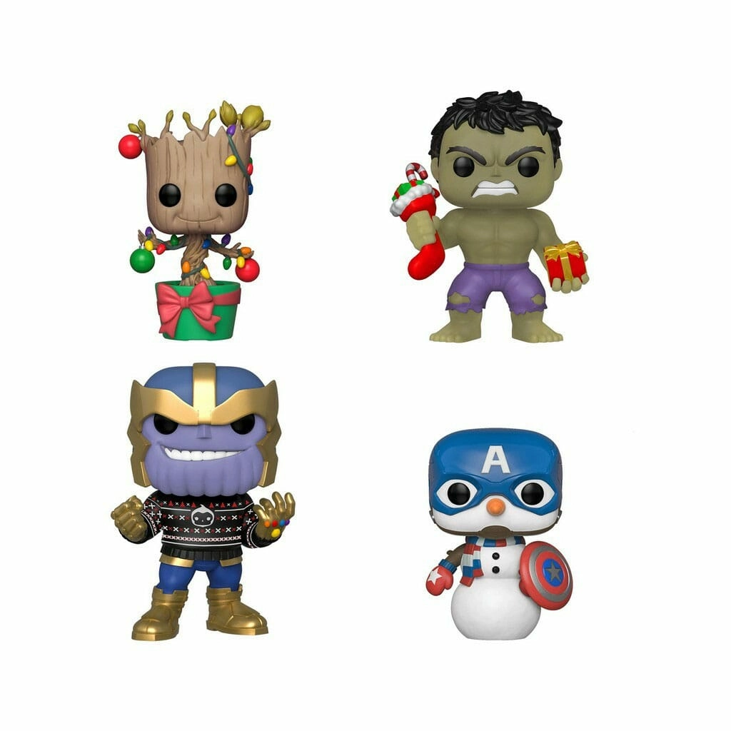 Pop! marvel: holiday 4-pack