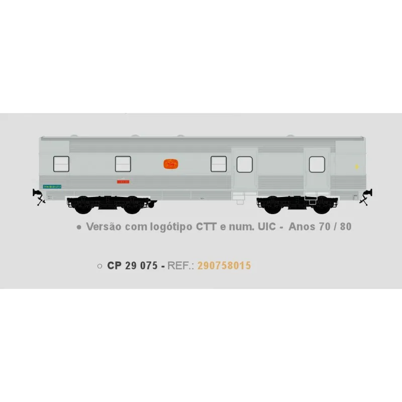 Fourgon postal 29 075, CP. NORBRASS 290758015