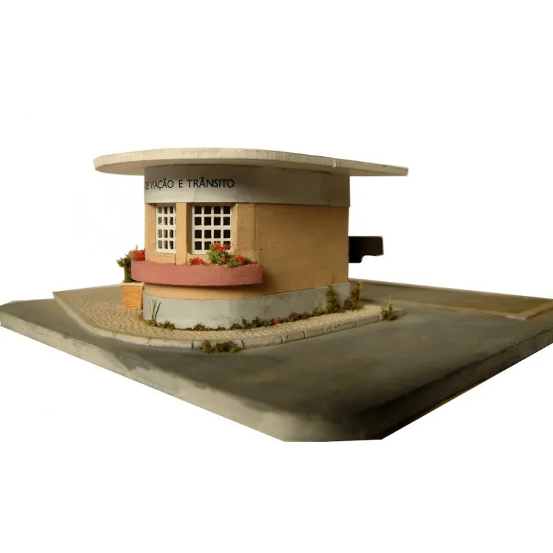 Poste de contrôle de la police. MODELISMO ARTESANAL MA_ER_02
