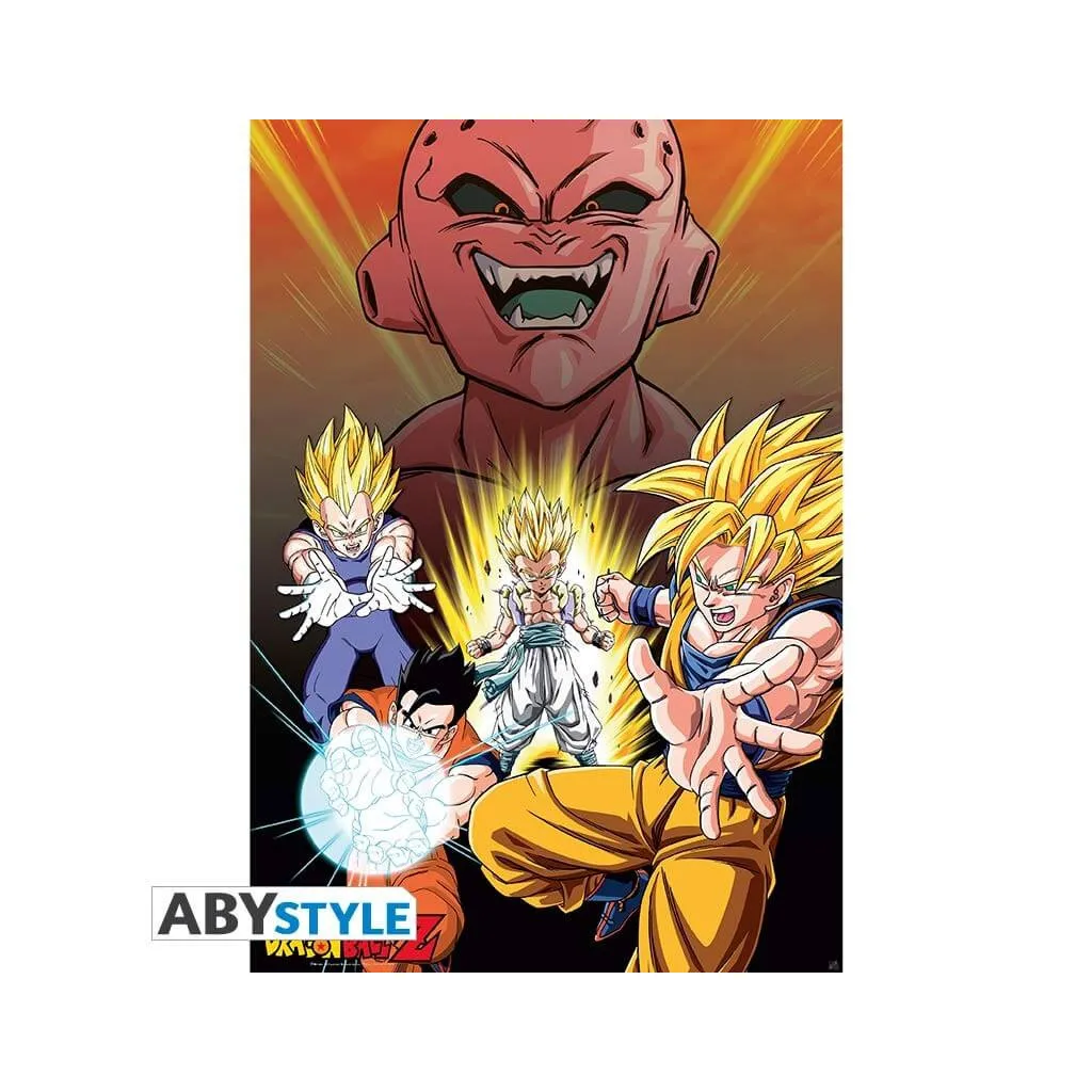 Poster Dragon Ball Z - Buu Vs Saiyans (91,5 x 61 cm)