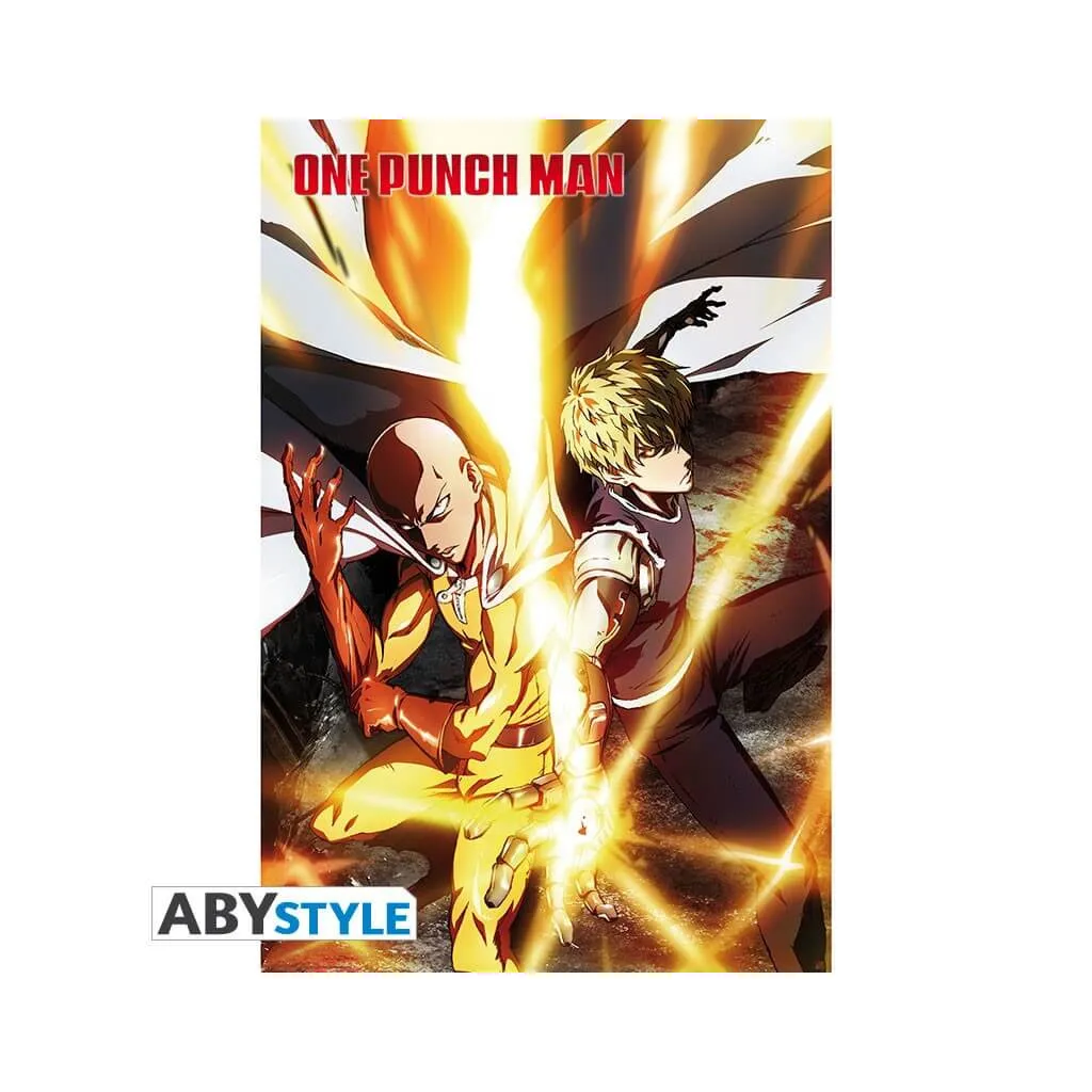 Poster One Punch Man - Saitama & Genos (91,5 x 61 cm)