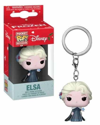 Princess holiday - pocket pop keychain - elsa