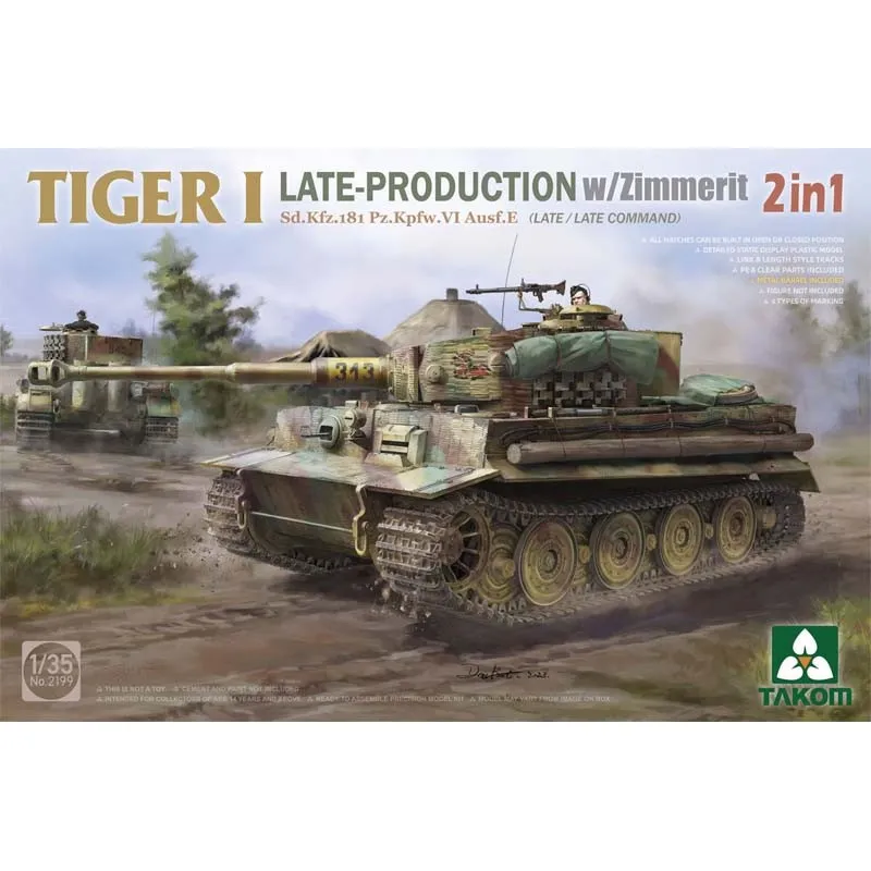 Tiger I, production finale. TAKOM 2199