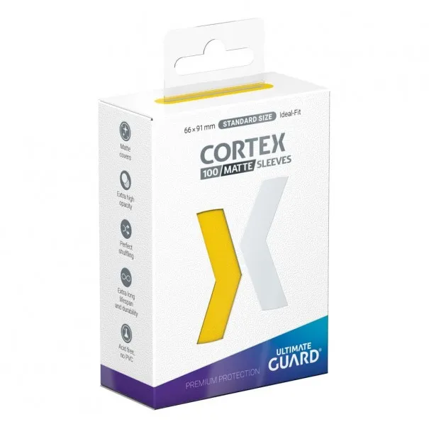 Protèges Cartes UG 100 Cortex Jaune Mat