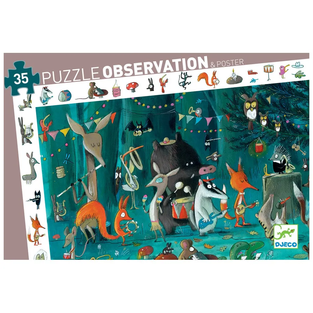 Puzzle Observation - L'Orchestre - 35 Pièces