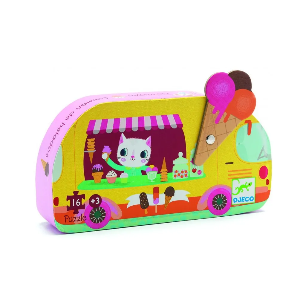 Puzzle Silhouette - 16 Pièces - Le Glacier