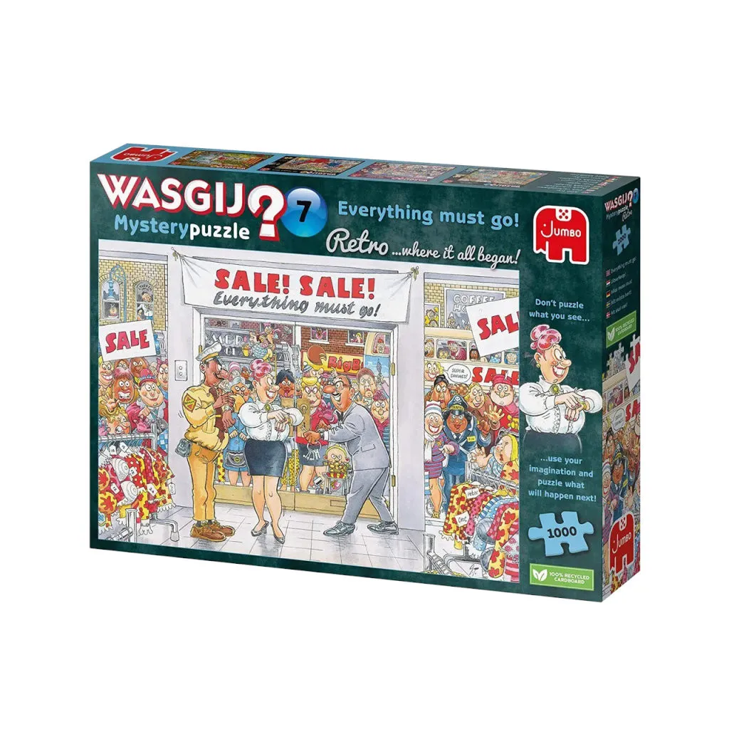 Puzzle Wasgij Retro Mystery 07 - Tout Doit Disparaître ! - 1000 pièces