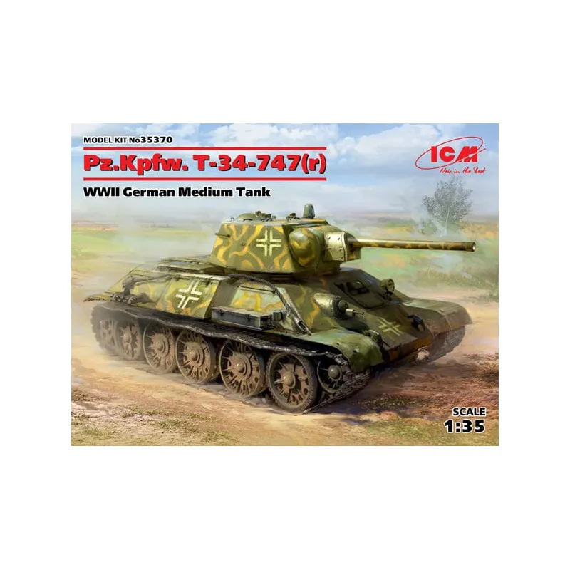 Pz.Kpfw. T-34-747 (r). ICM 35370