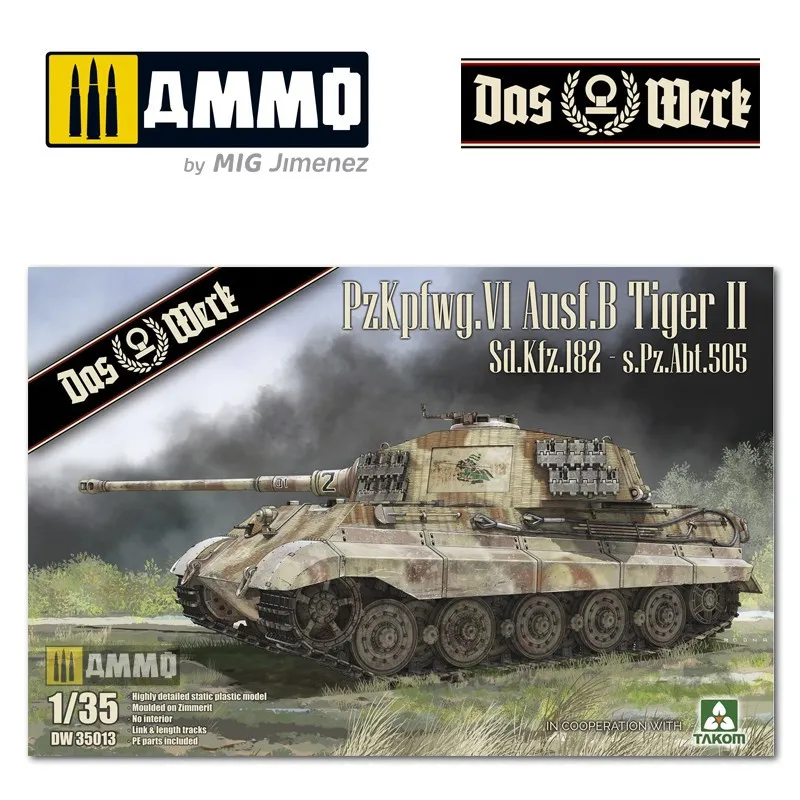 PzKpfwg. VI Ausf.B Tiger II Sd.Kfz.182. DAS WERK DW35013