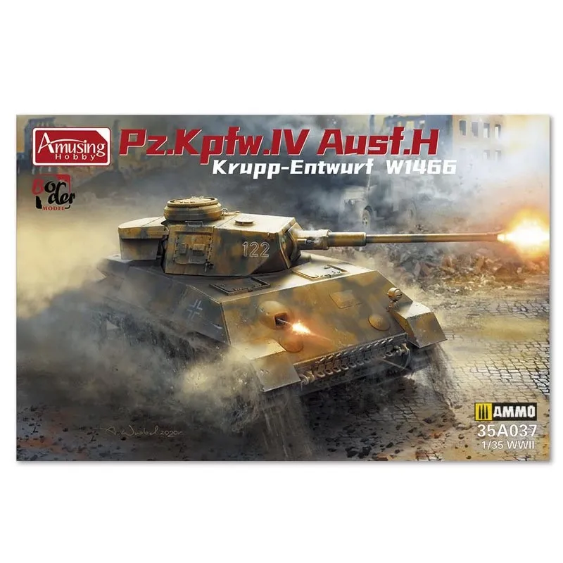 Pz.Kpfw.IV Ausf. H Krupp-Entwurf. AMUSING HOBBY 35A037