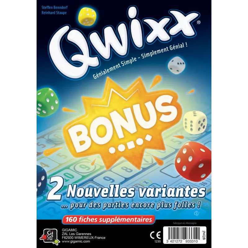 Qwixx - Bonus (Bloc de Score)