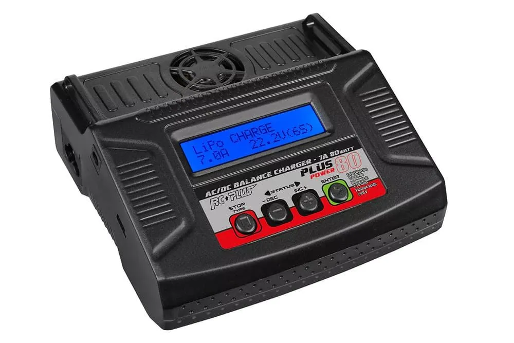 RC Plus Chargeur Power Plus 80 AC-DC 80W - RC-CHA-212