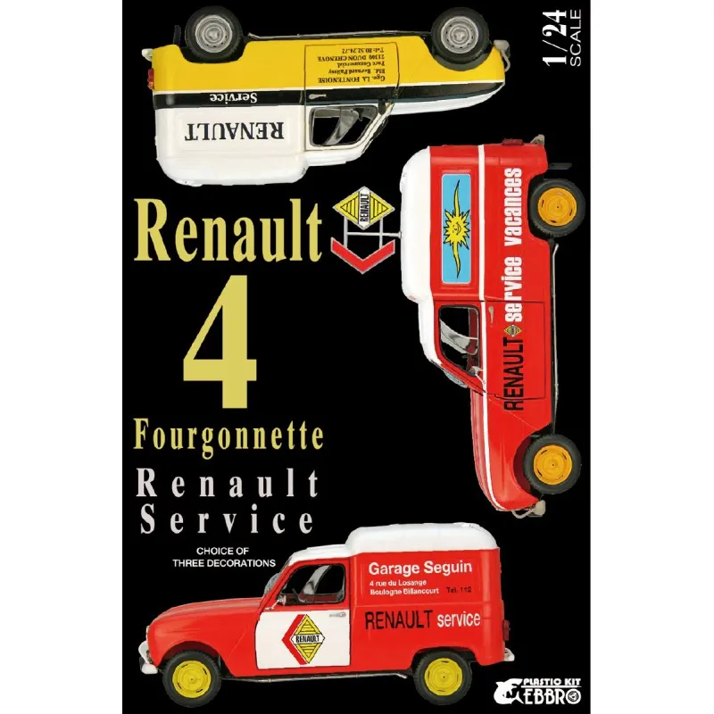 Renault 4 fourgon « Renault Service ». EBBRO 25012