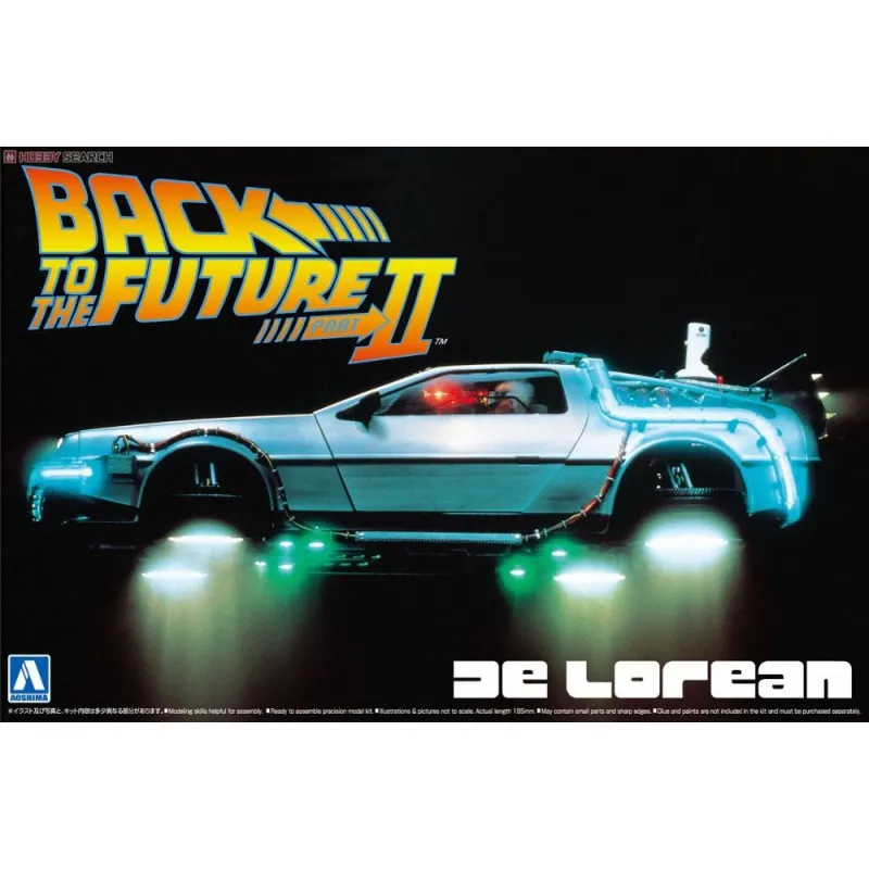 Retour vers le Futur Partie II DeLorean DMC-12. AOSHIMA BT-02
