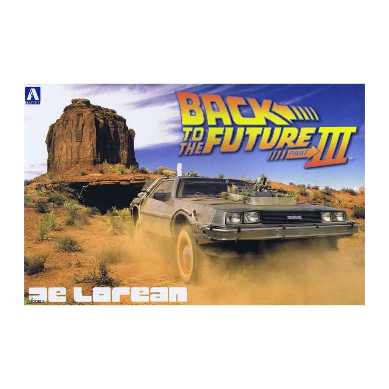Retour vers le Futur Partie III DeLorean DMC-12. AOSHIMA 3200