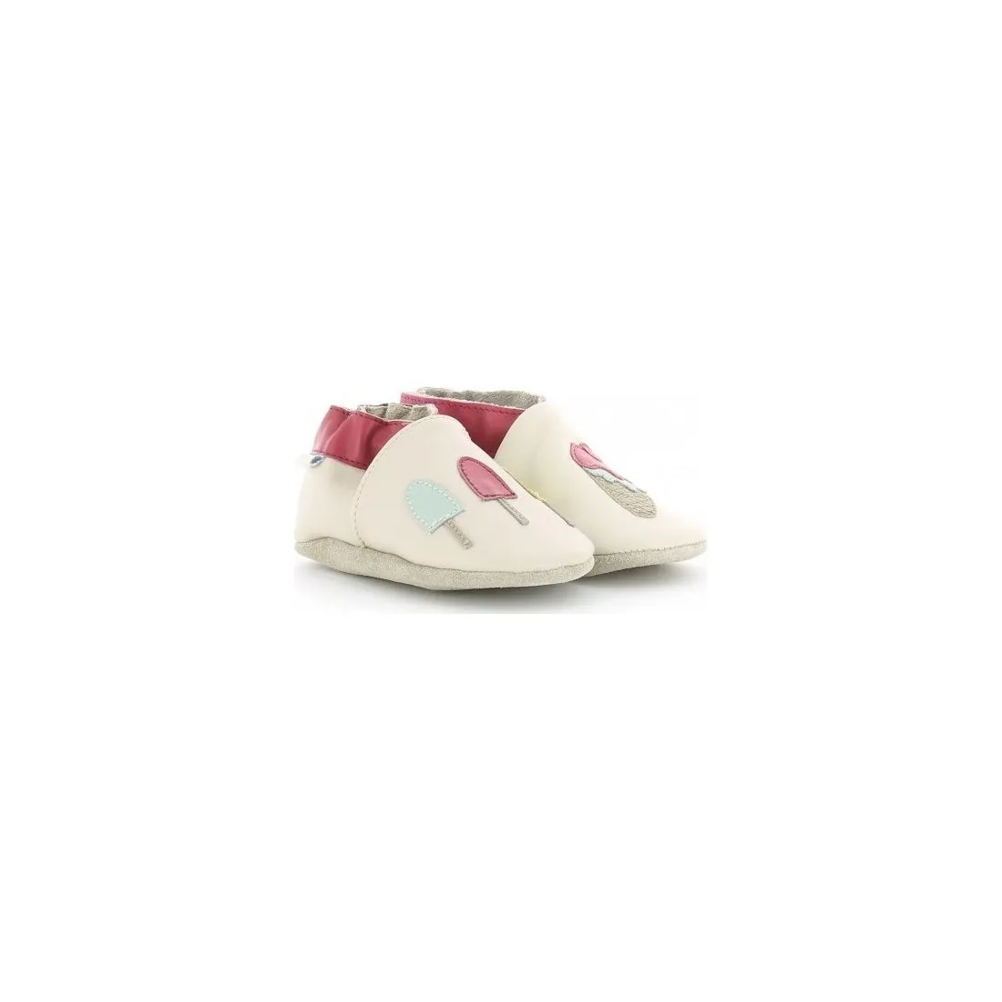 Ice Cream Beige Clair - Chaussons semelle souple Fille