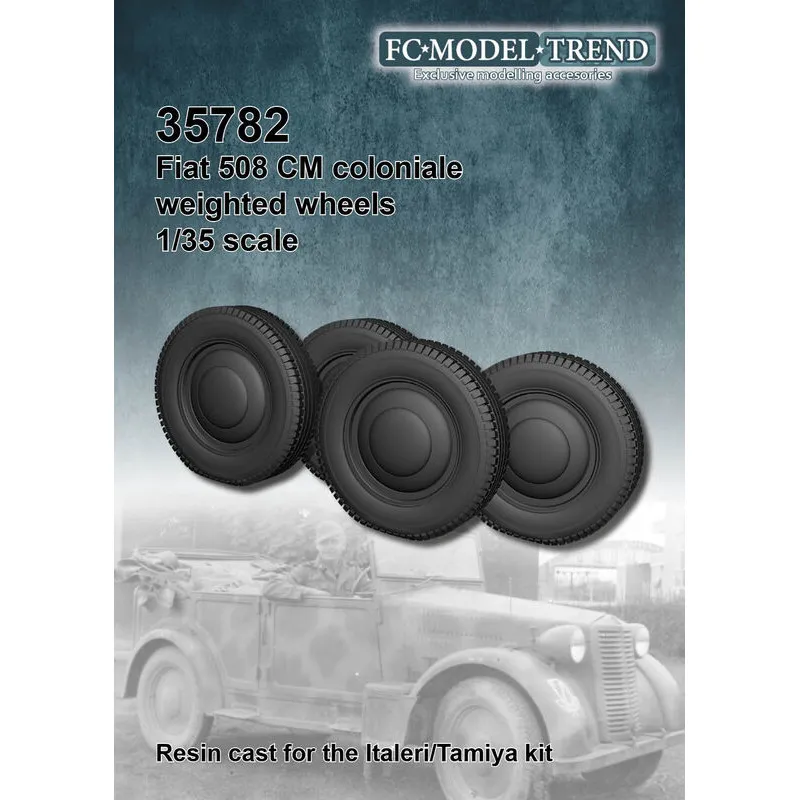 Roues lestées pour Fiat 508 cm. FC MODELTIPS 35782