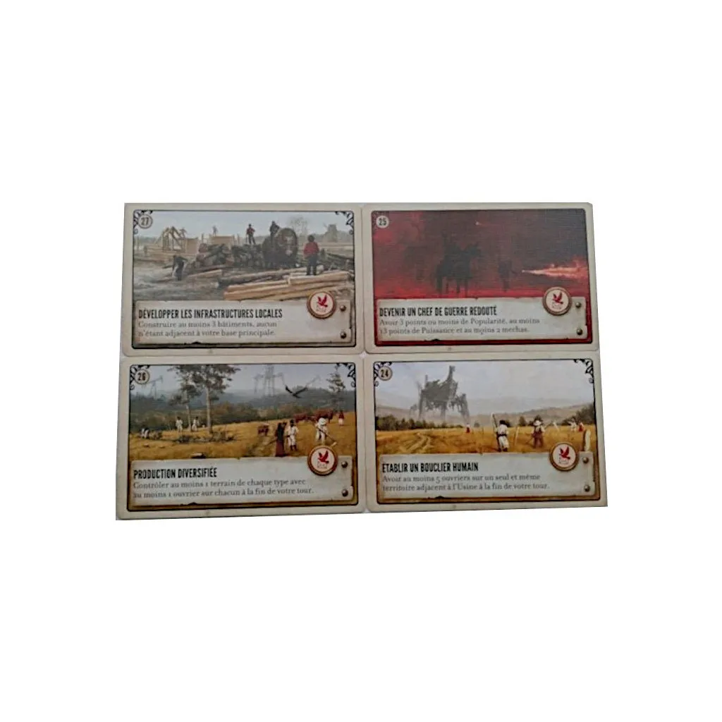 Scythe - Cartes Objectifs 24-27