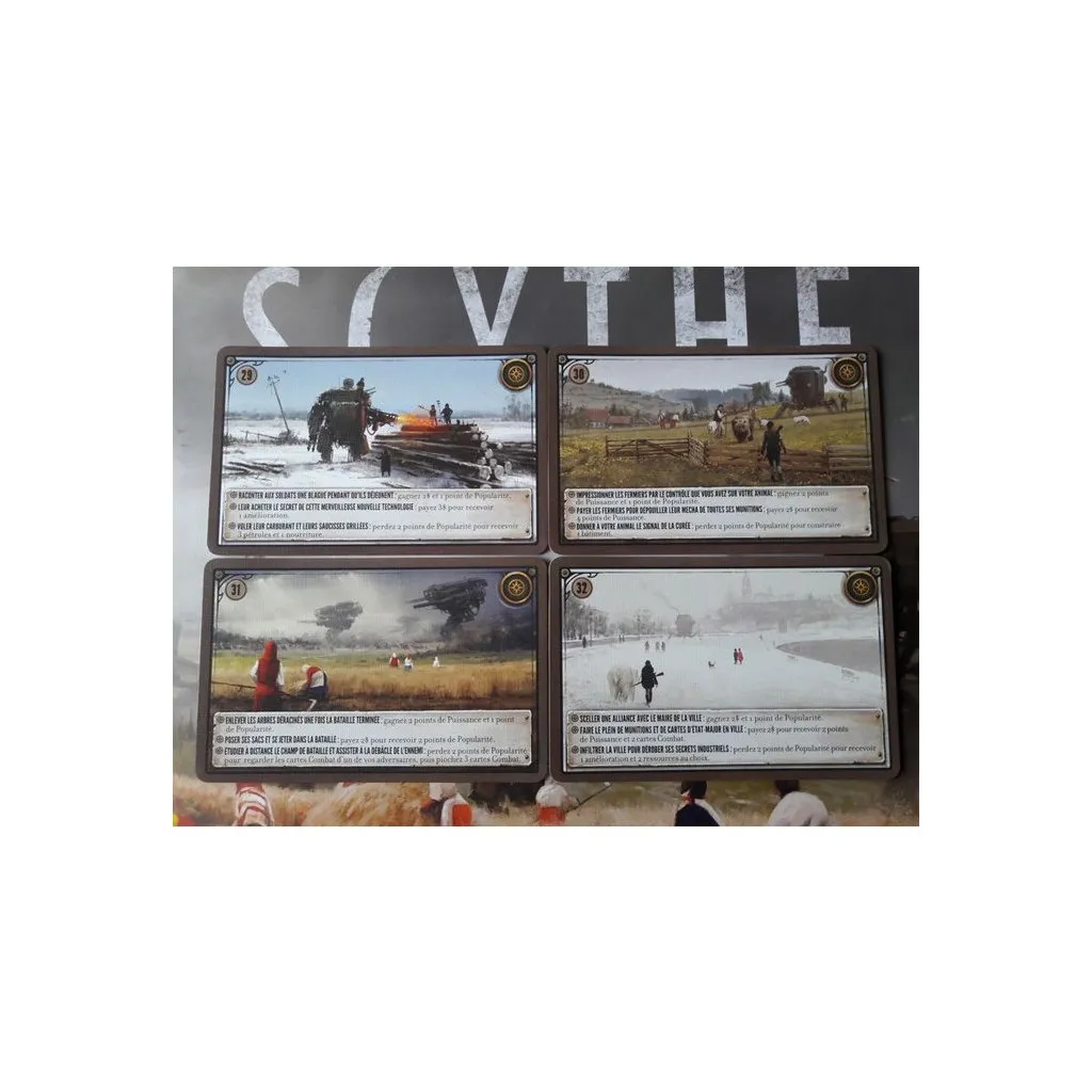 Scythe - Cartes Rencontre 29-32