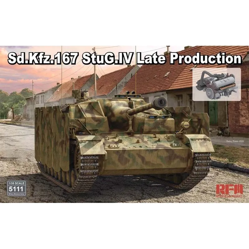 Sd.Kfz.167 StuG.IV, production tardive. RYE FIELD MODEL 5111