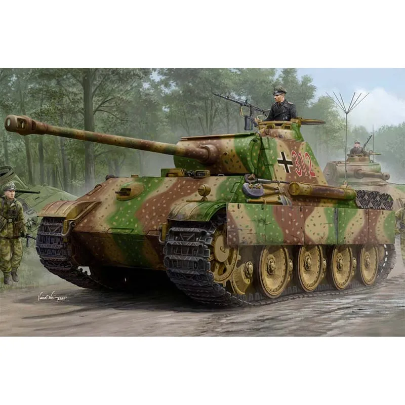 Sd.Kfz.171 Panther Ausf.G., version initiale. HOBBY BOSS 84551
