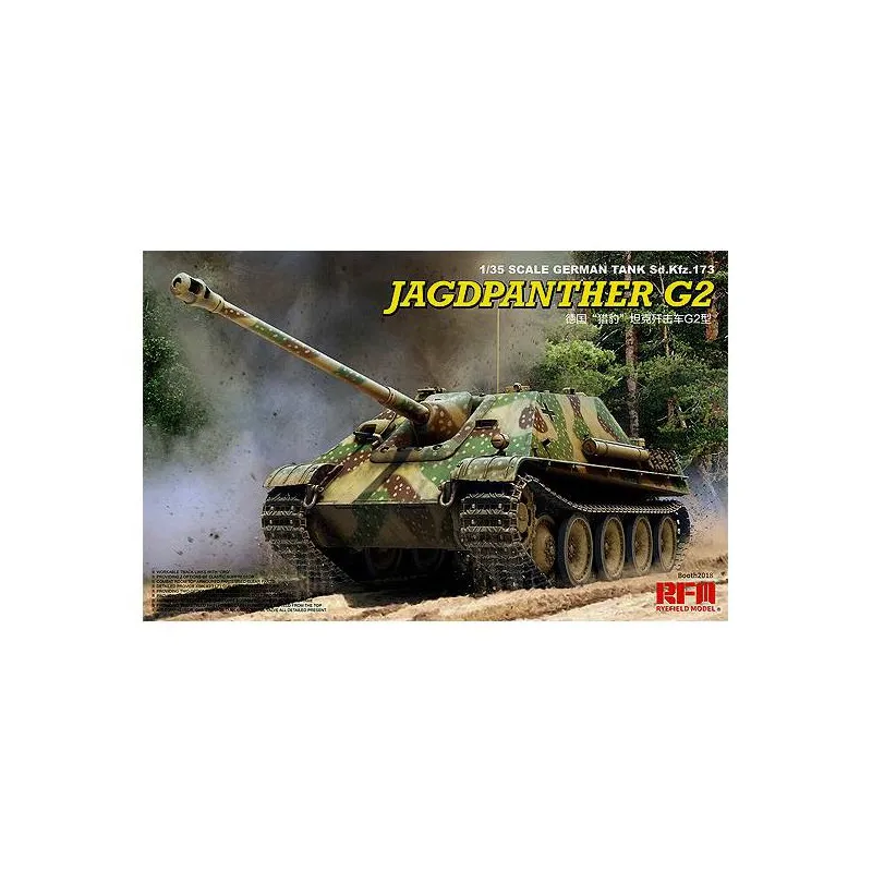 Sd.Kfz.173 Jagdpanther G2. RYE FIELD MODEL 5022