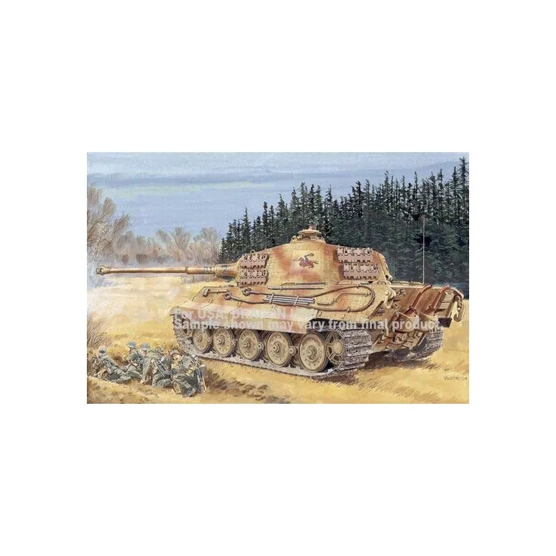 Sd.Kfz.182 Kingtiger, tourelle Henschel. DRAGON 7246