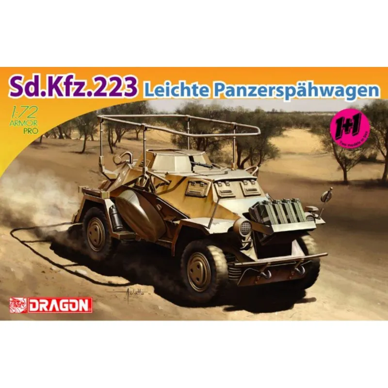 Sd.Kfz.223 Leichte Panzerspahwagen (2 en 1). DRAGON 7420