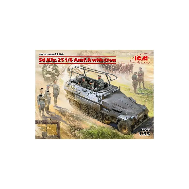 Sd.Kfz.251/6 Ausf.A avec équipage. ICM 35104