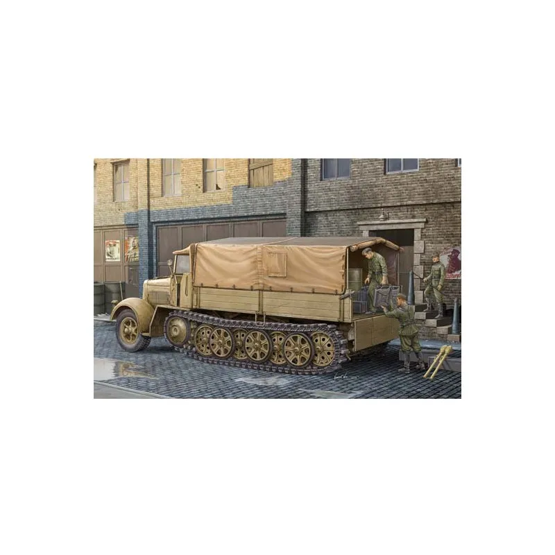 Sd.Kfz.7 Allemand KM m11 half-track. TRUMPETER 01507