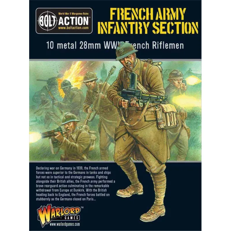 Section d’infanterie de l’armée française. Bolt Action. WARLORD GAMES 402215501