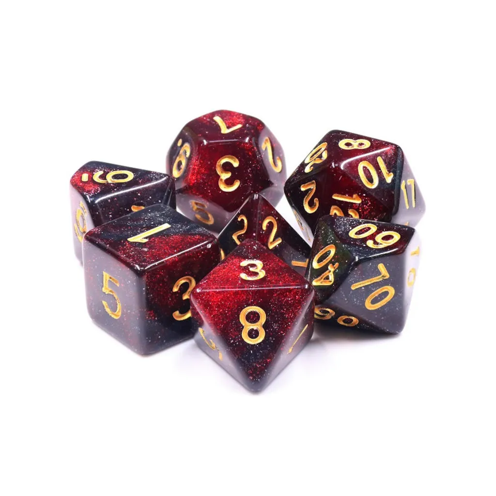 Set de 7 Dés Multiformat - Bloody Mary