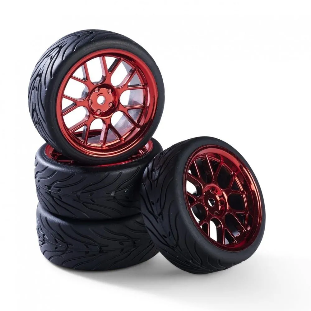 Set de Roues Y-Design3 Rouge 1/10 (4) Carson - 500900193