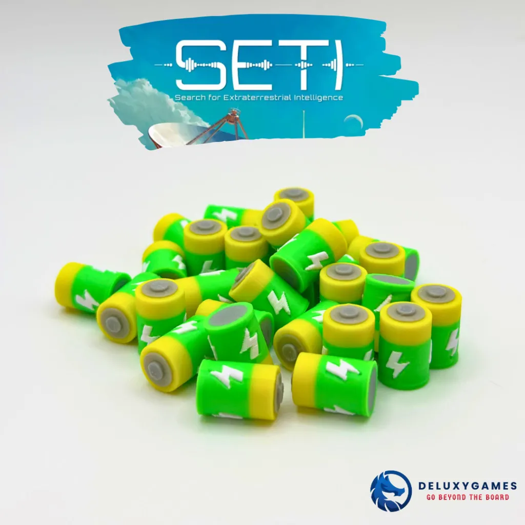 SETI - Lot de 60 jetons énergie & crédit