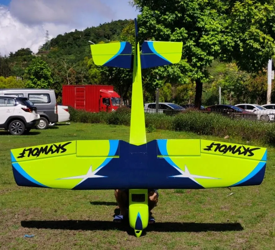 Skywolf V2 Pilot RC 88" 2.24m - Vert/Bleu