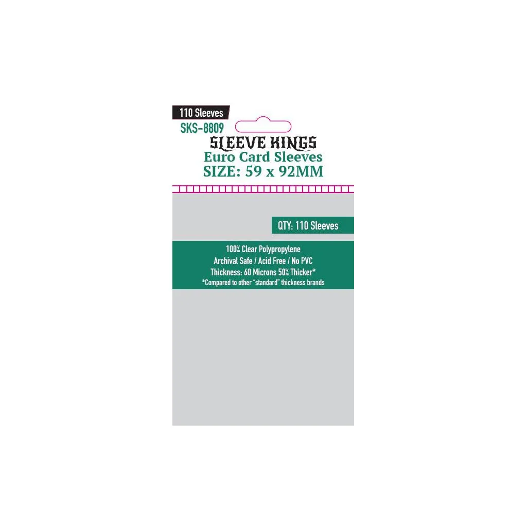 Sleeve Kings - Euro Card - 59x92mm - 110p